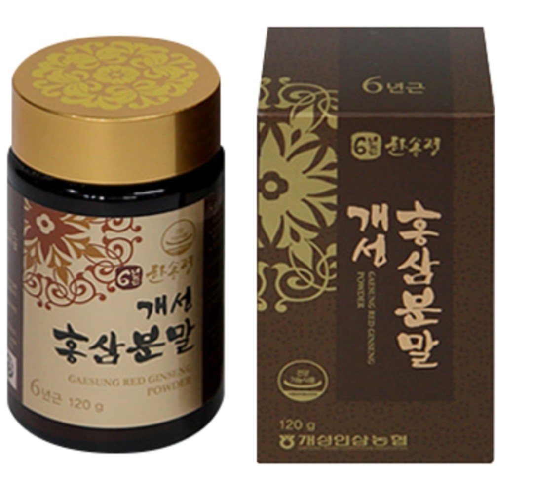 [Gae Sung Ginseng Nonghyup] Korean 6 Years Red Ginseng Powder 120g