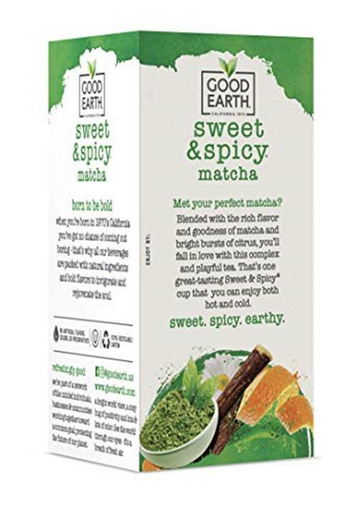 Good Earth Green Tea, Sweet and Spicy, Matcha Assorted Flavor Names , Sizes
