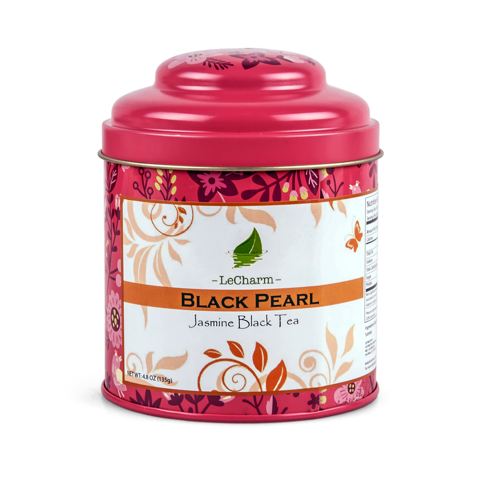 Loose Leaf Black Jasmine Pearl Tea Preium Quality Hot Flower Tea Pleasant Aroma