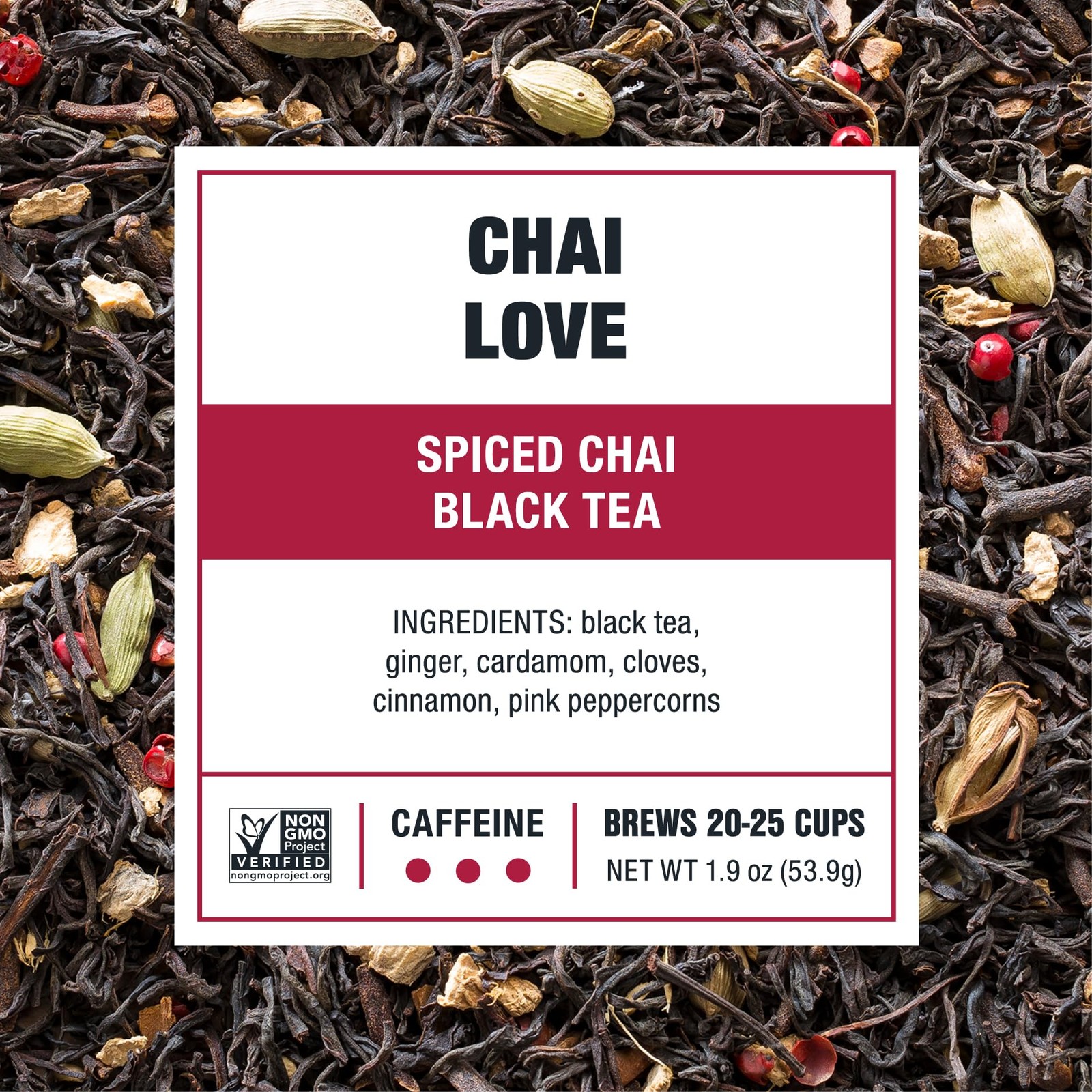 Tiesta Tea – Chai Love | Loose Leaf | Spiced Pouch – 25 Cups,