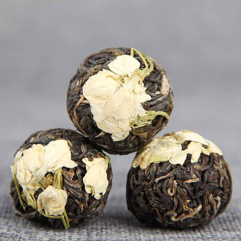 Ancient Tree Flower Pu-erh Tuocha Yunnan Jasmine Pu’er Dragon Ball Raw Tea 500g