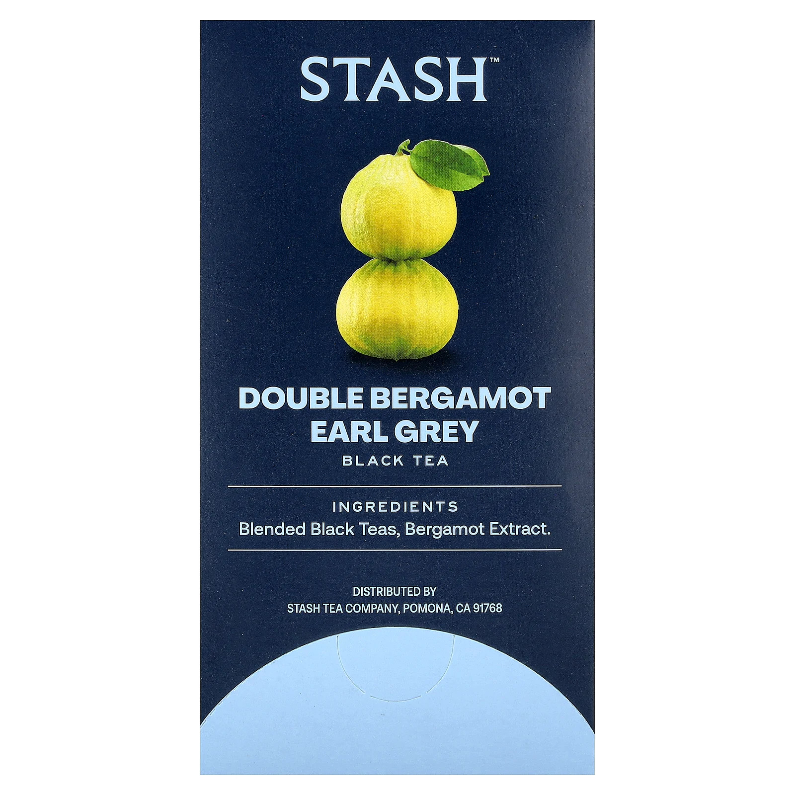 Black Tea, Double Bergamot Earl Grey, 18 Tea Bags, 1.1 oz (33 g)