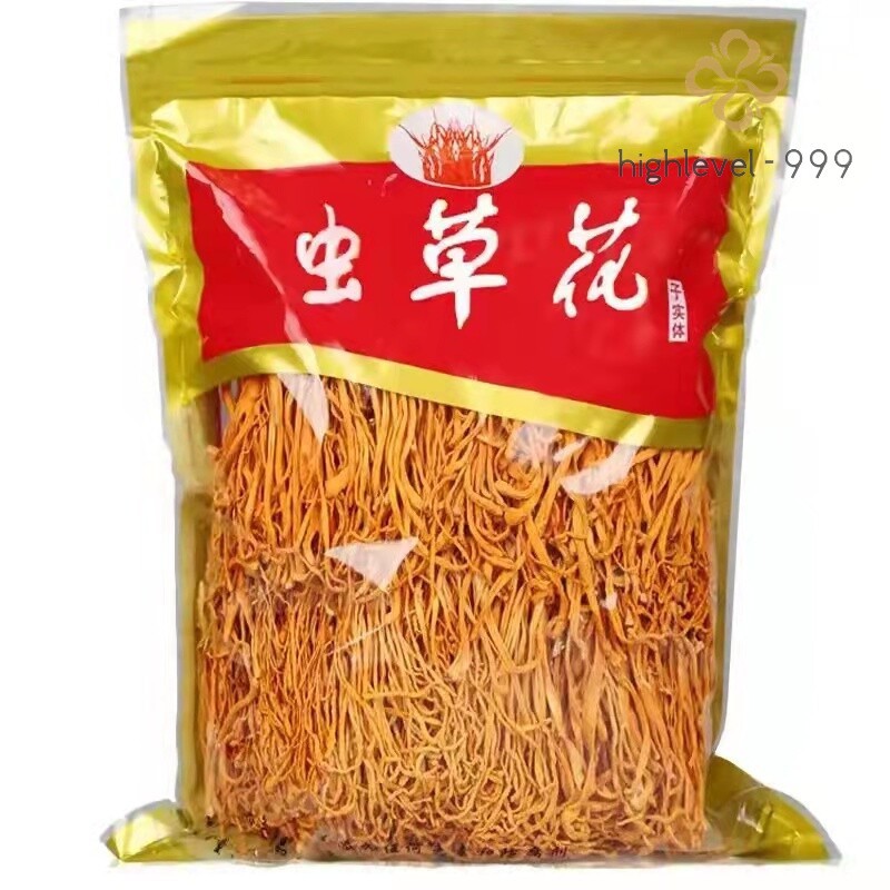 500g Premium Chinese Wild Mushroom Cordyceps Chong Cao Hua Herbal Brew Tea