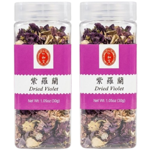 Dried Violet Ren He Tang 1.05 oz 30g (2 Packs)