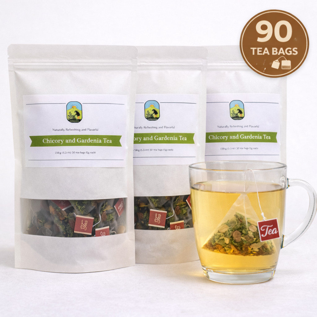 Vitals Herb Original Chicory And Gardenia Herbal Tea Kidney Support Tea