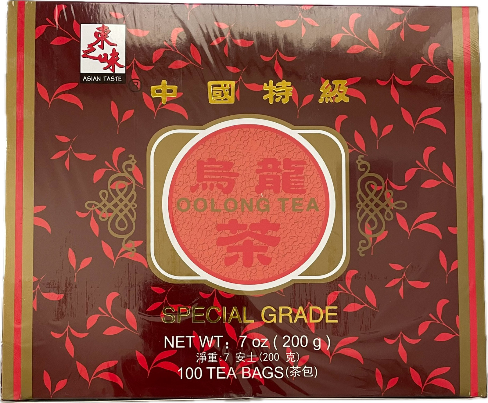 1 Pack Asian Taste Special Grade Tea Selection – 100 Tea Bags, 7oz Choose Flavor