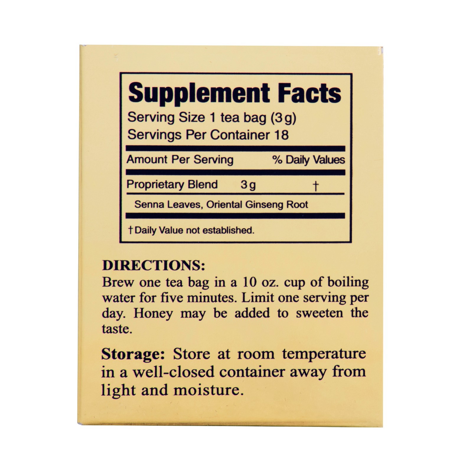 3 Ballerina Herbal Detox Tea- Ginseng Flavor
