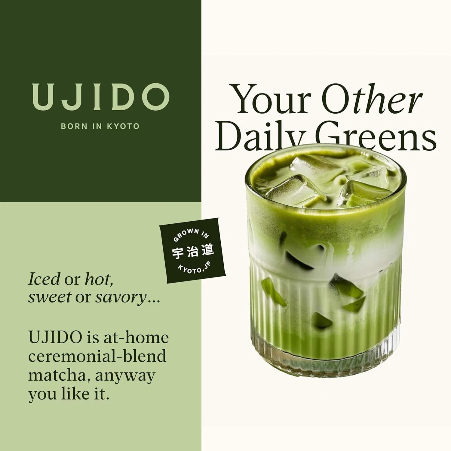 Ujido The Path of Zen Japanese Matcha Green Tea Powder Ceremonial Blend (4 OZ)