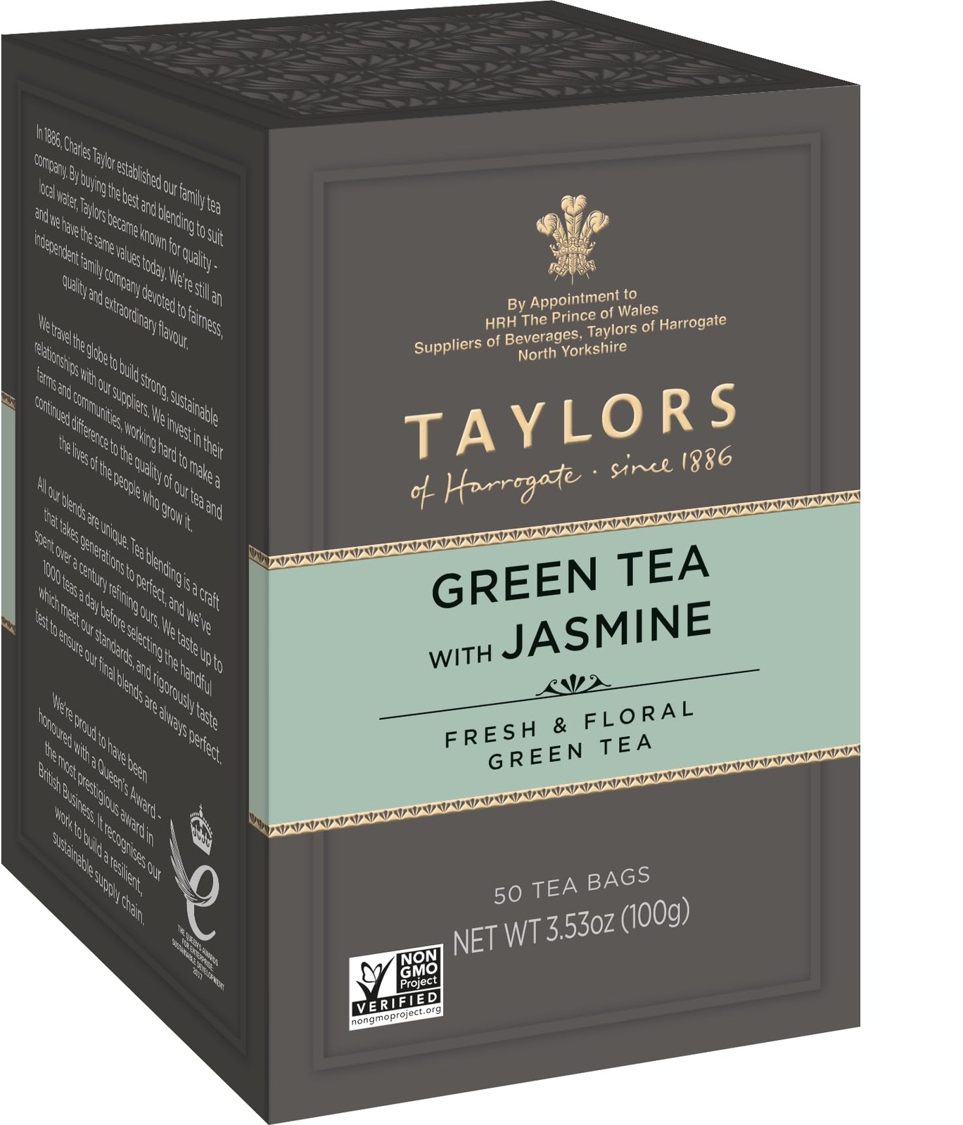 Te Verde Con Jazmin, 50 Bolsitas De Te