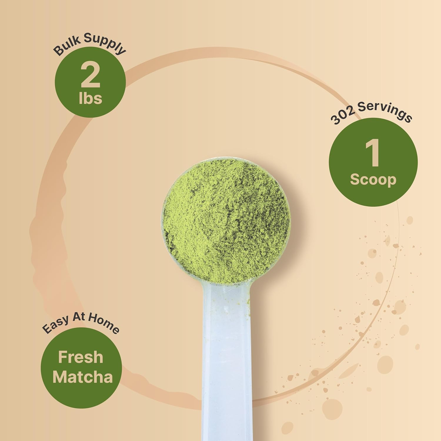 Organic Matcha Green Tea Powder, 2 Pounds | Unsweetened with Zero Sugar, Culinar