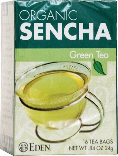 Eden Organic Green Tea, Sencha, Tea Bags, 16 Count