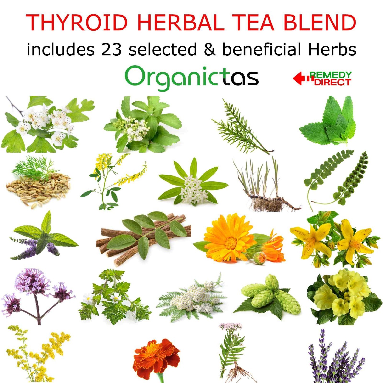 Thyroid Support Herbal Tea / Best Tea for Hormonal Balance, Metabolism & Health
