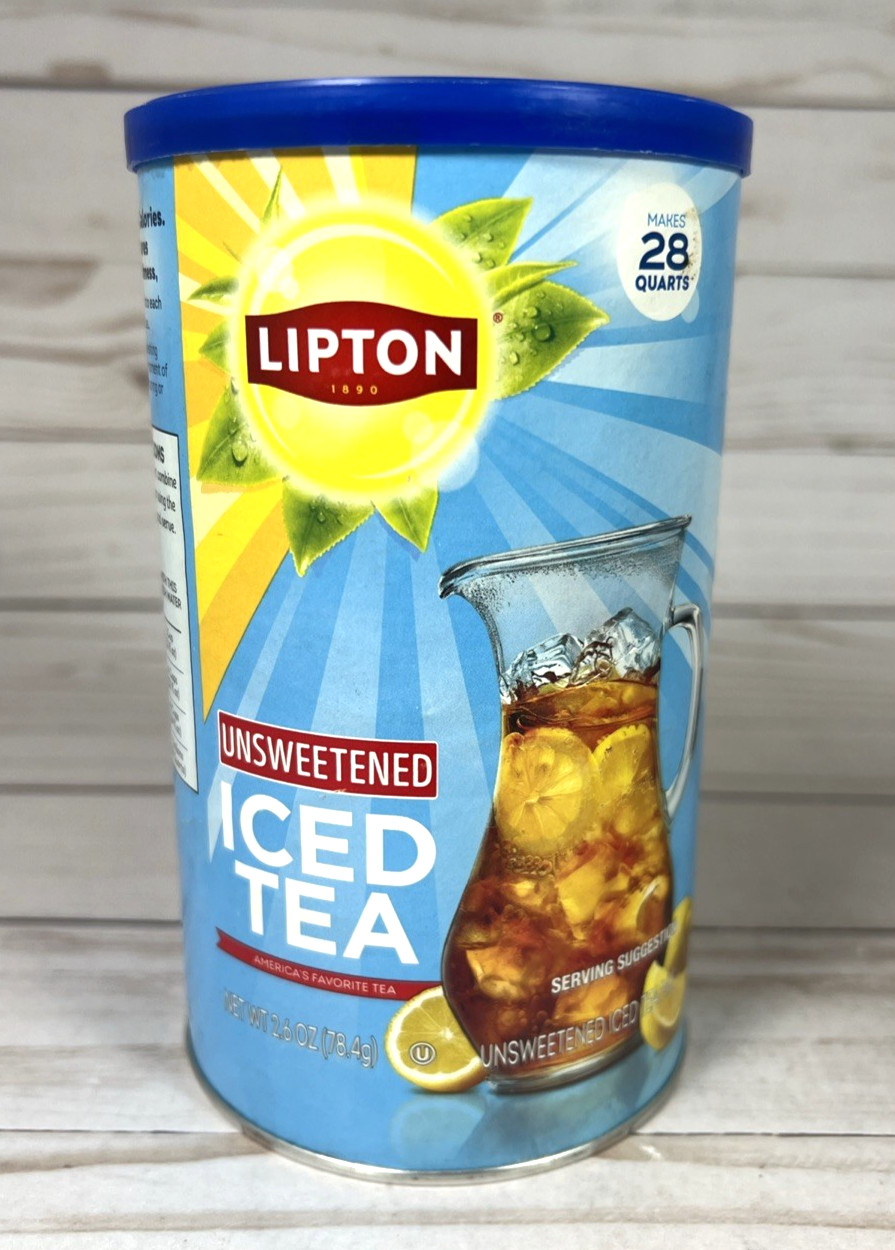 Lipton Unsweetened Instant Iced Tea 2.6oz Not Lemon (2Pack) 11/26