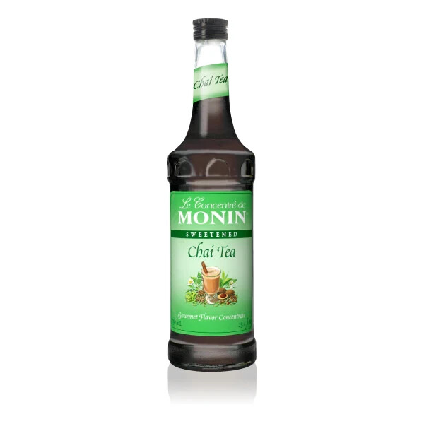 Monin Chai Tea Concentrate Syrup (750mL), H-Concentrate, Chai Tea