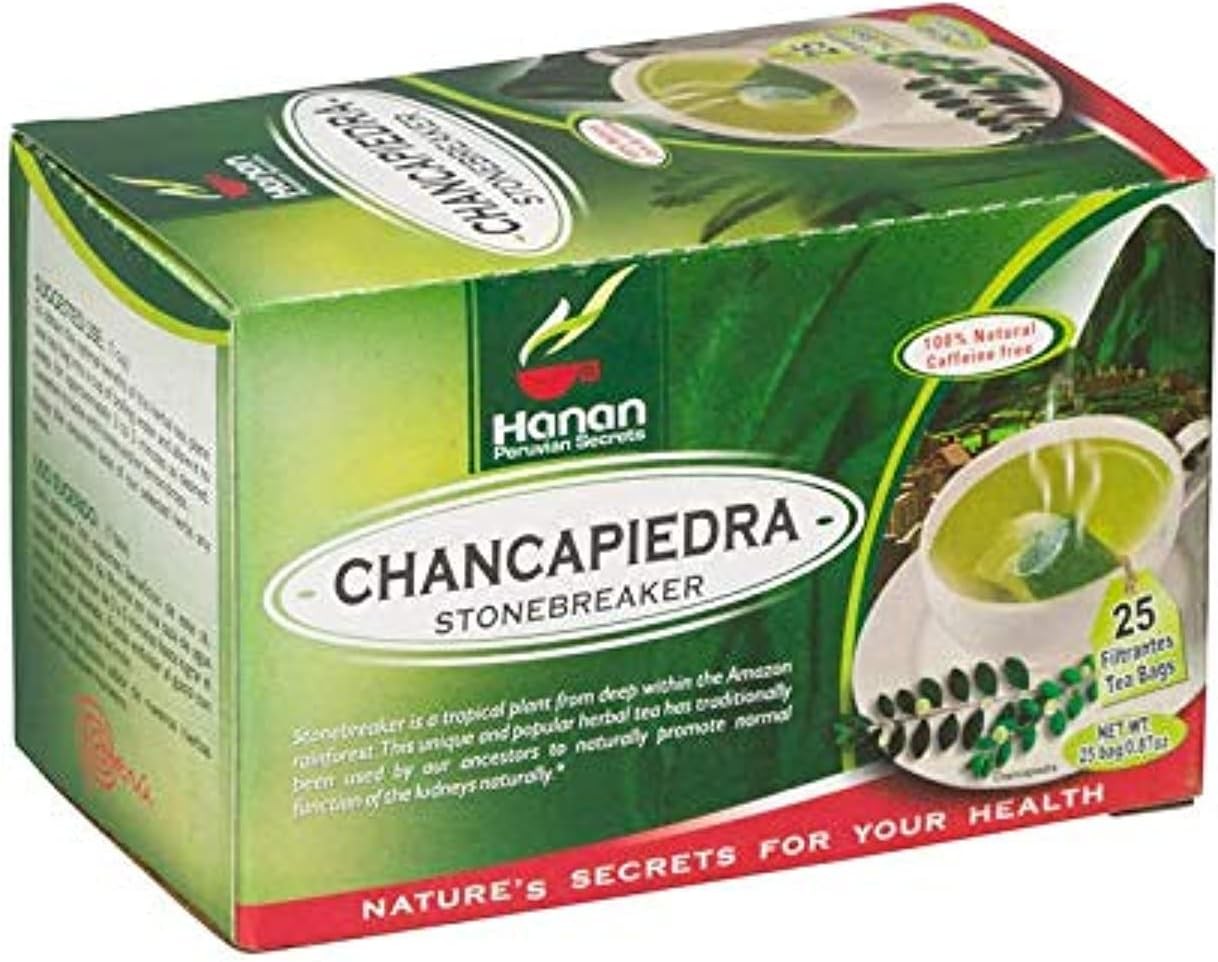 Stone Breaker Chanca Piedra Herbal Tea – 100% Naural from Peru ( 25 Tea Bags )