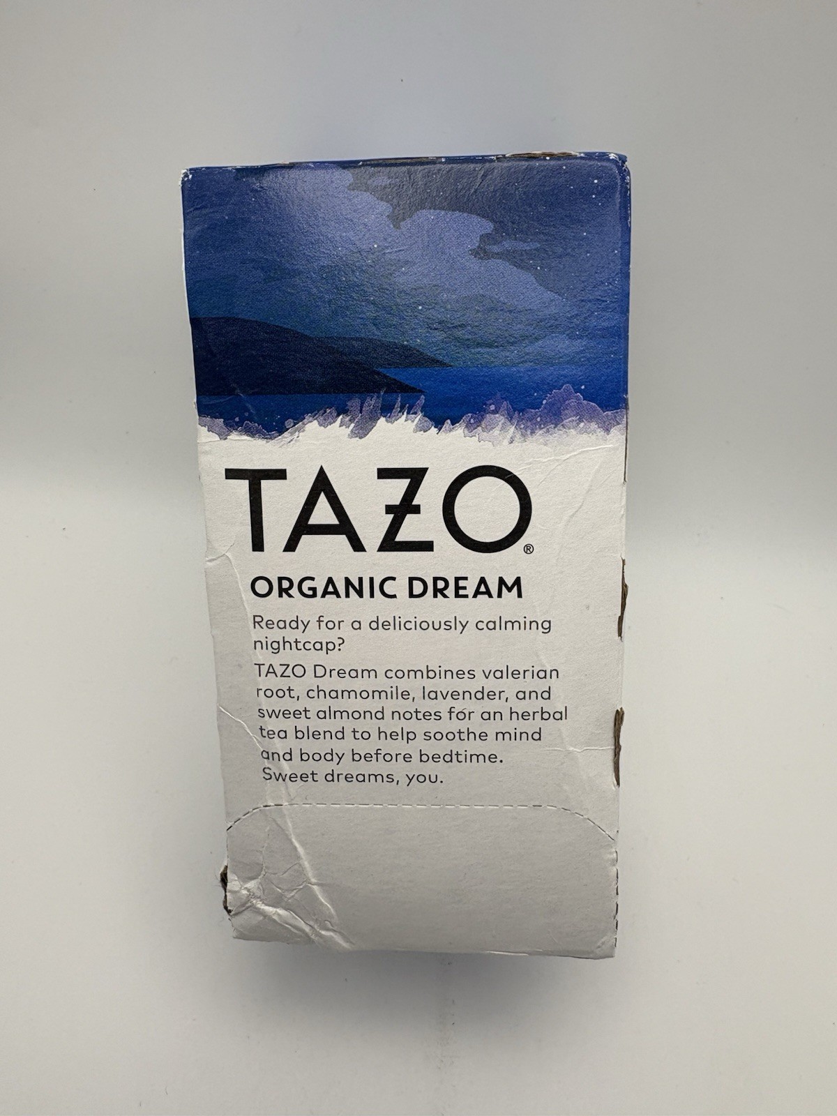 Tazo Regenerative Organic Dream Herbal Tea 16 Tea Bag Sleep New Expires 6/2027
