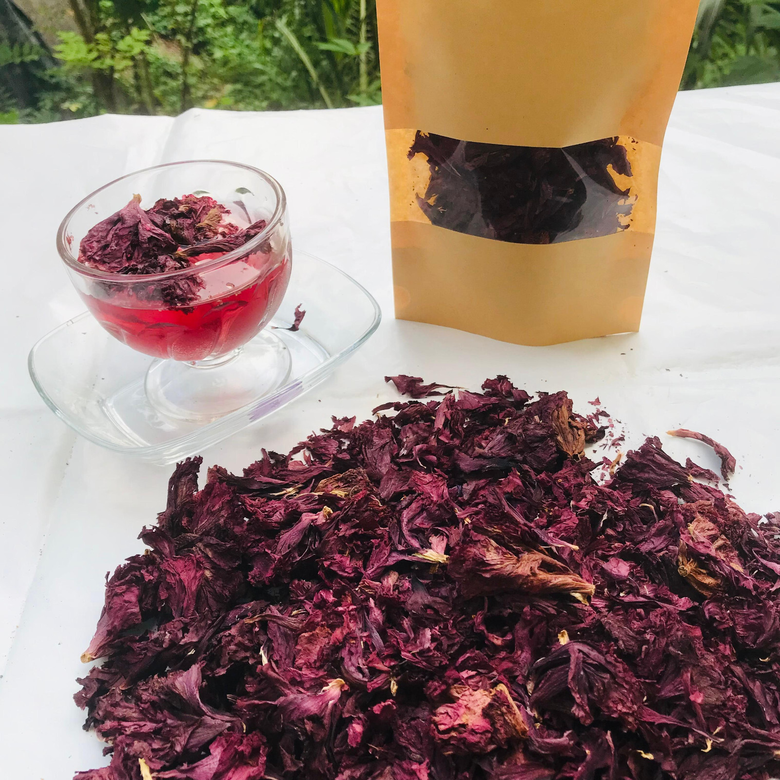 Ceylon Organic Dried Hibiscus Flowers Natural 100% Pure Premium Quality Herbal