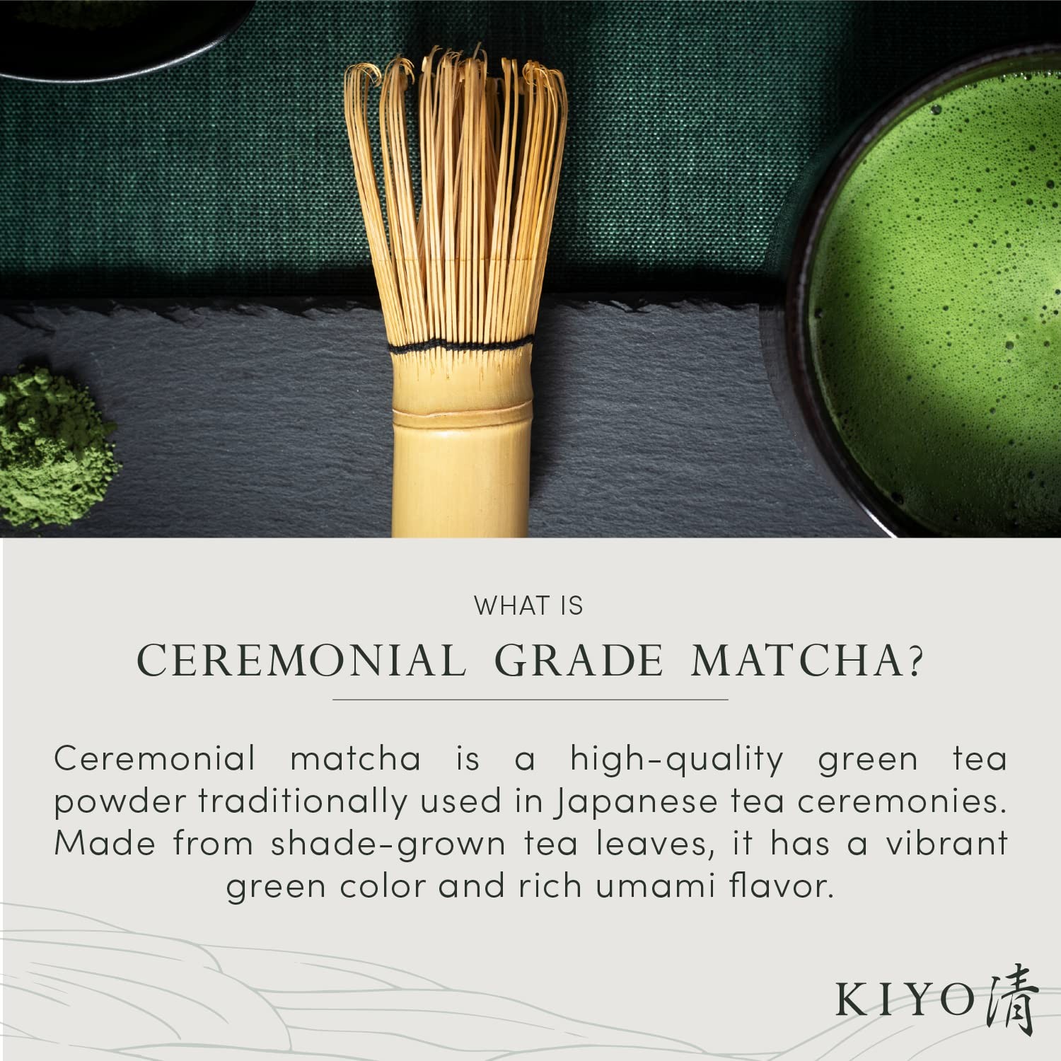 Kiyo Matcha Organic Classic Grade Chiba No Shiro Matcha – Pure Japanese First…