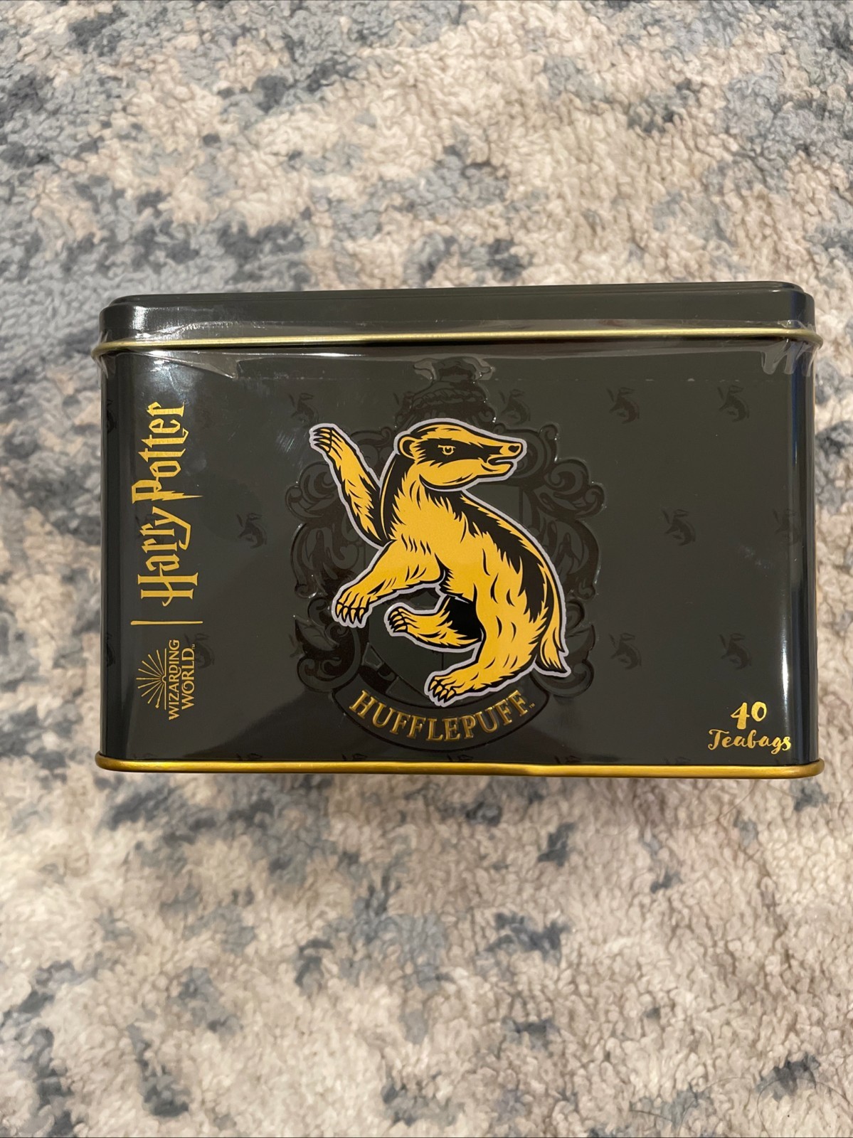 NEW Harry Potter House Collectible Tins 40 Breakfast Blend Teabags Each, Sealed