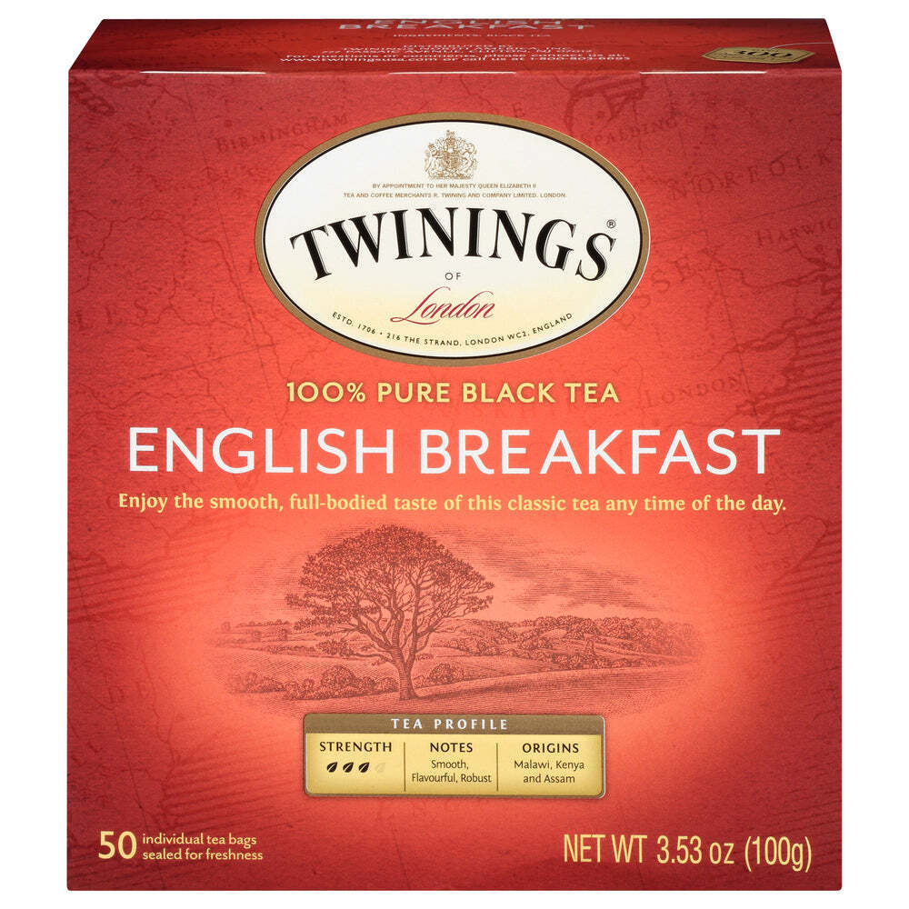 Twinings English Breakfast Tea 50 Tea Bags