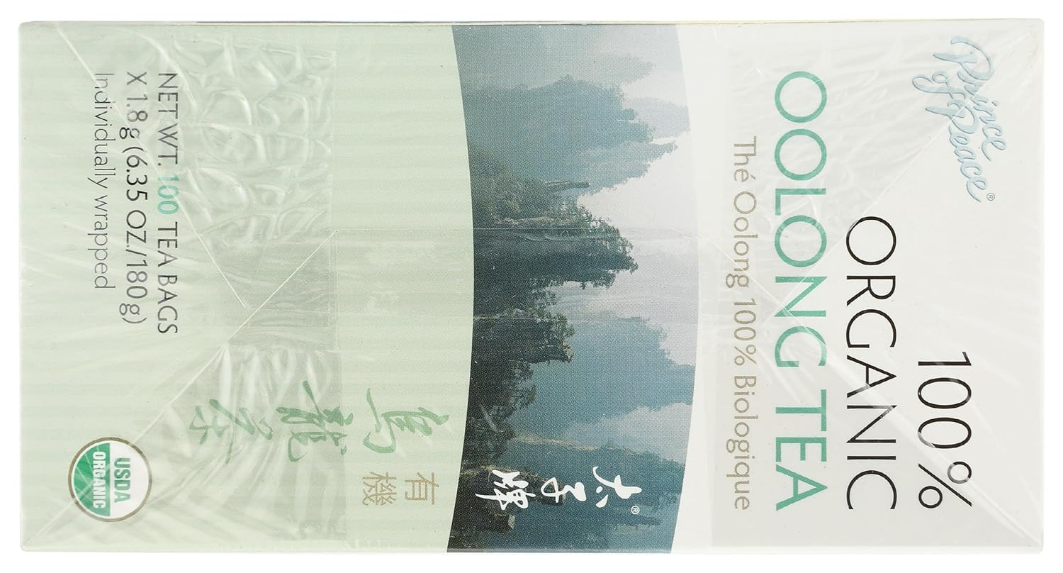 Organic Oolong Tea, 100 Tea Bags – 100% Organic Black Tea – Unsweetened Black Te