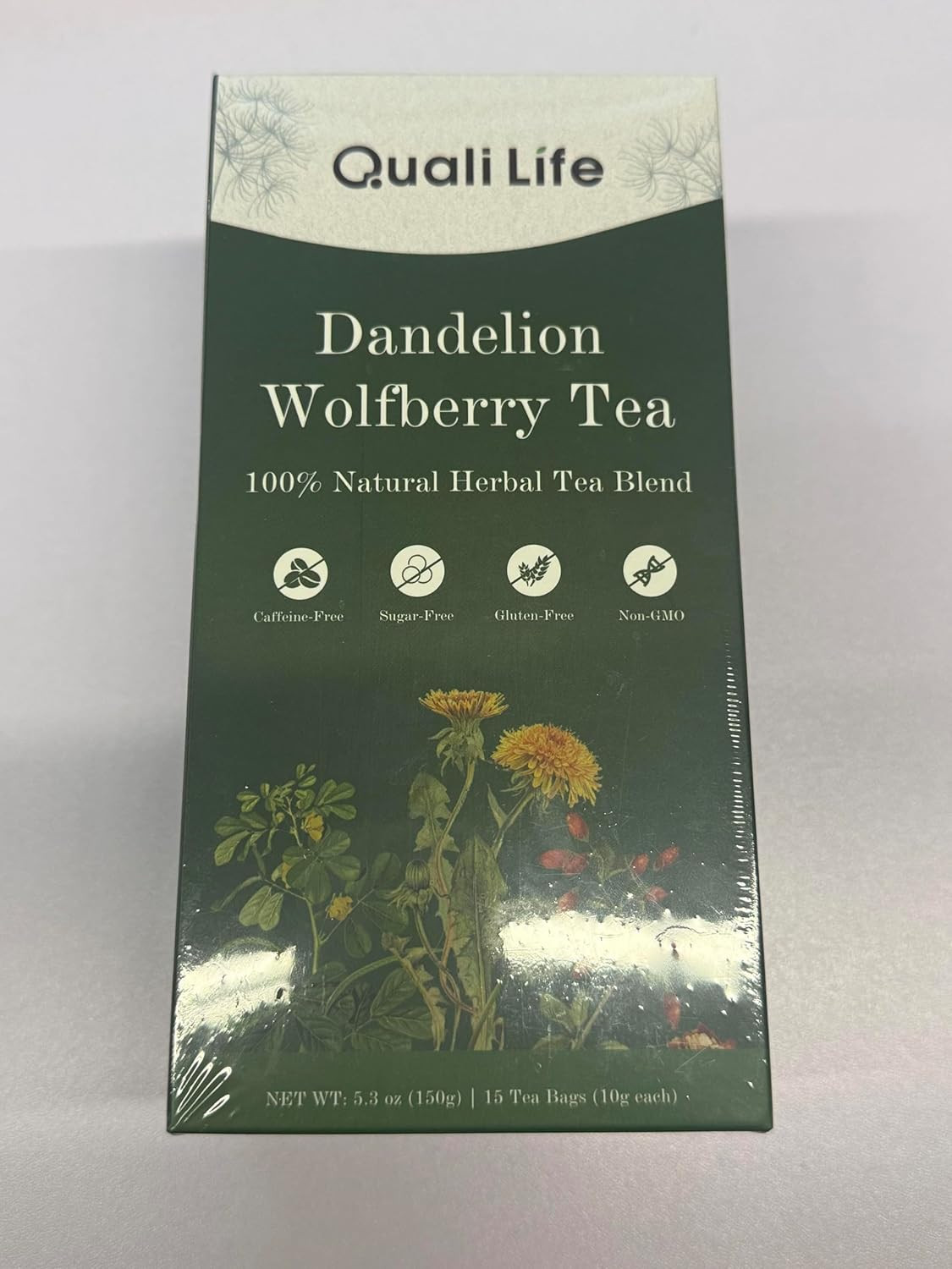 Dandelion Wolfberry Tea – Liver & Kidney Detox Herbal Tea, Summer Cleanse with C