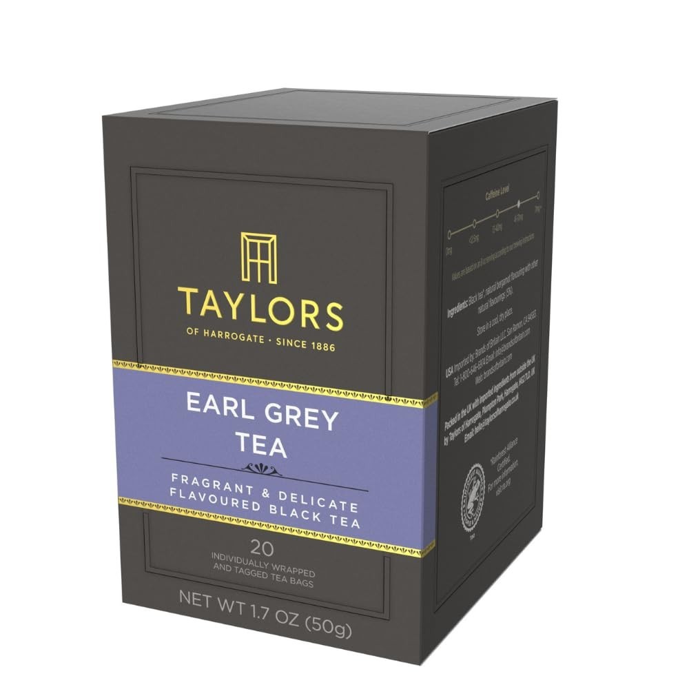 Earl Grey Black Tea – 120 Bags, Caffeinated