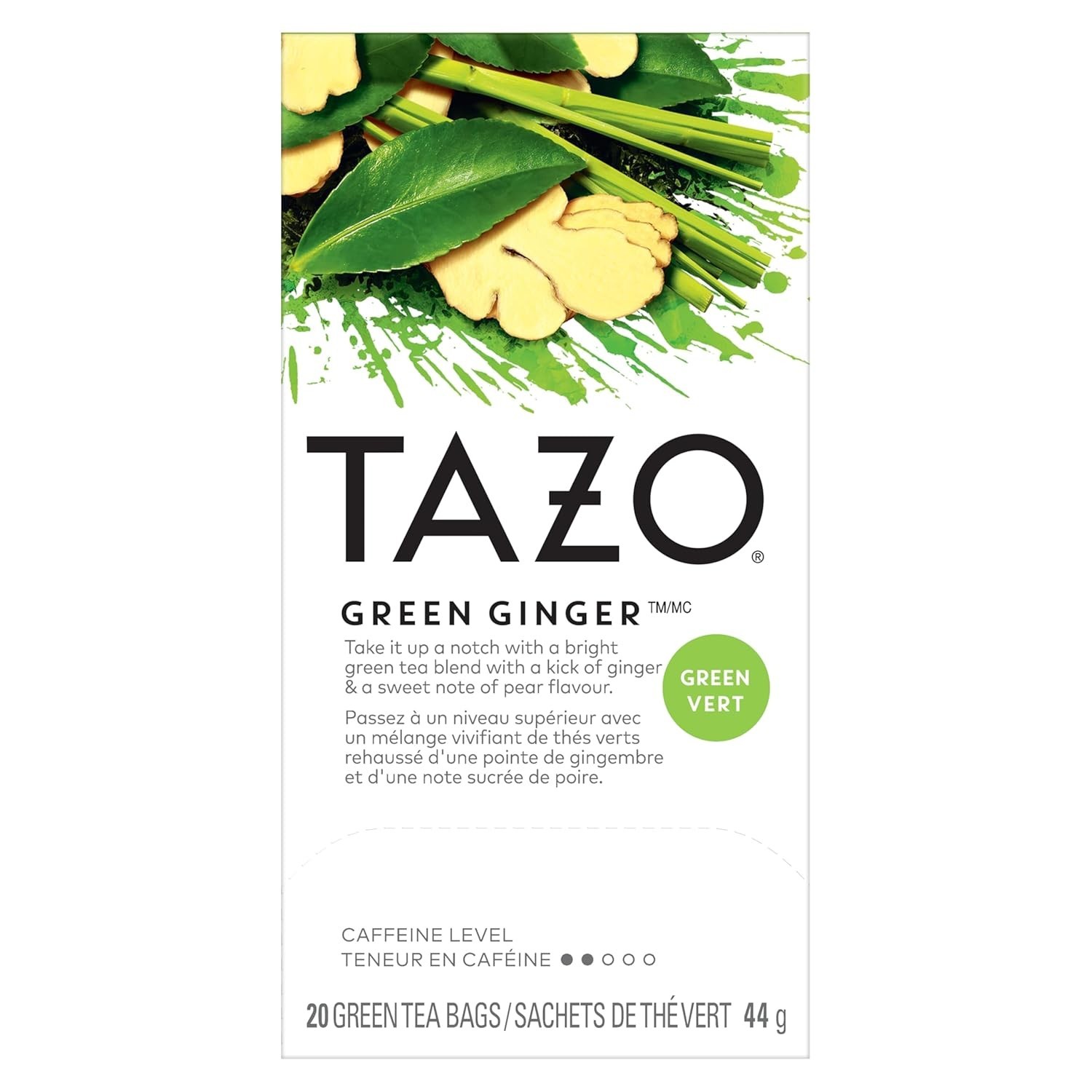 TAZO Green Ginger Tea Bags, 20 Count