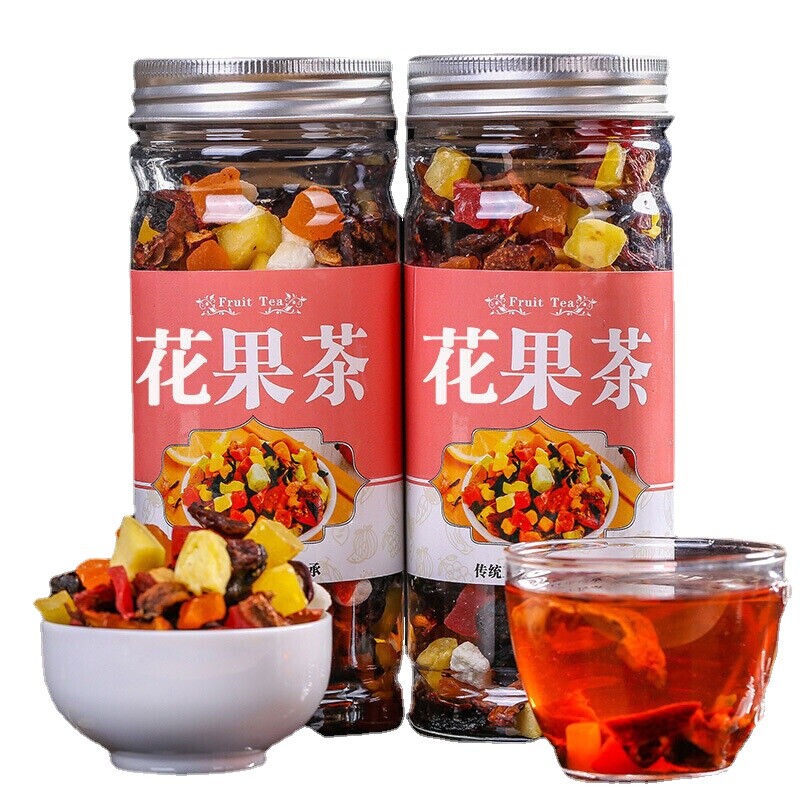 180g Natural Handmade Flower Fruit Herbal Tea Healthy Drink Gift Can