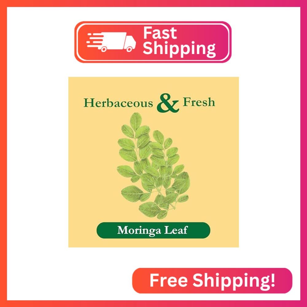 Tadin Moringa Tea, Herbal Tea, Caffeine Free, 24 Tea Bags Per Box, Pack of 1