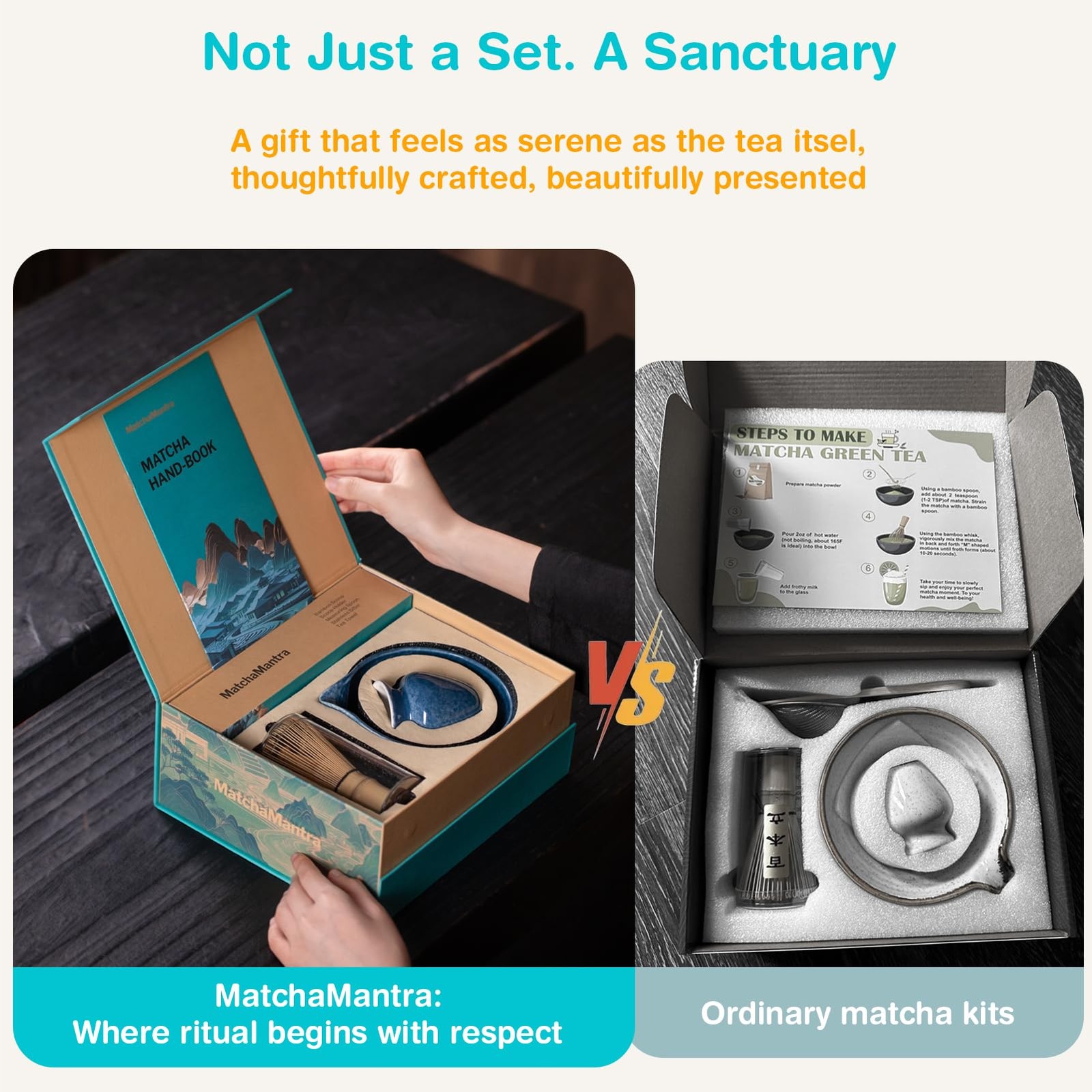 Matchamantra Premium Matcha Ceremony Set – Complete 9-Pcs Ritual Kit – Presen…