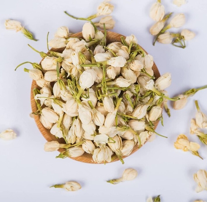 Jasmine Flower Buds Tea 250g (8.81oz) for Hot Cold Floral Beverages Garnishing