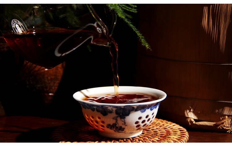 Treasures 2006 Puwen Yunya Pu’er 400g Ripe Puer Tea Cake Shu Puer Old Puerh Cha