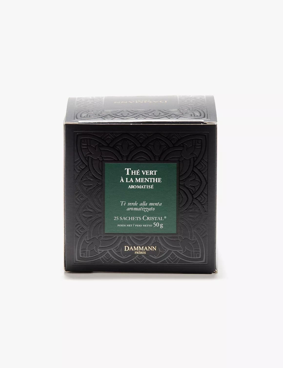 Dammann Freres Satchets, Mint Flavor Tea Bags, Premium Gourmet French Green T…