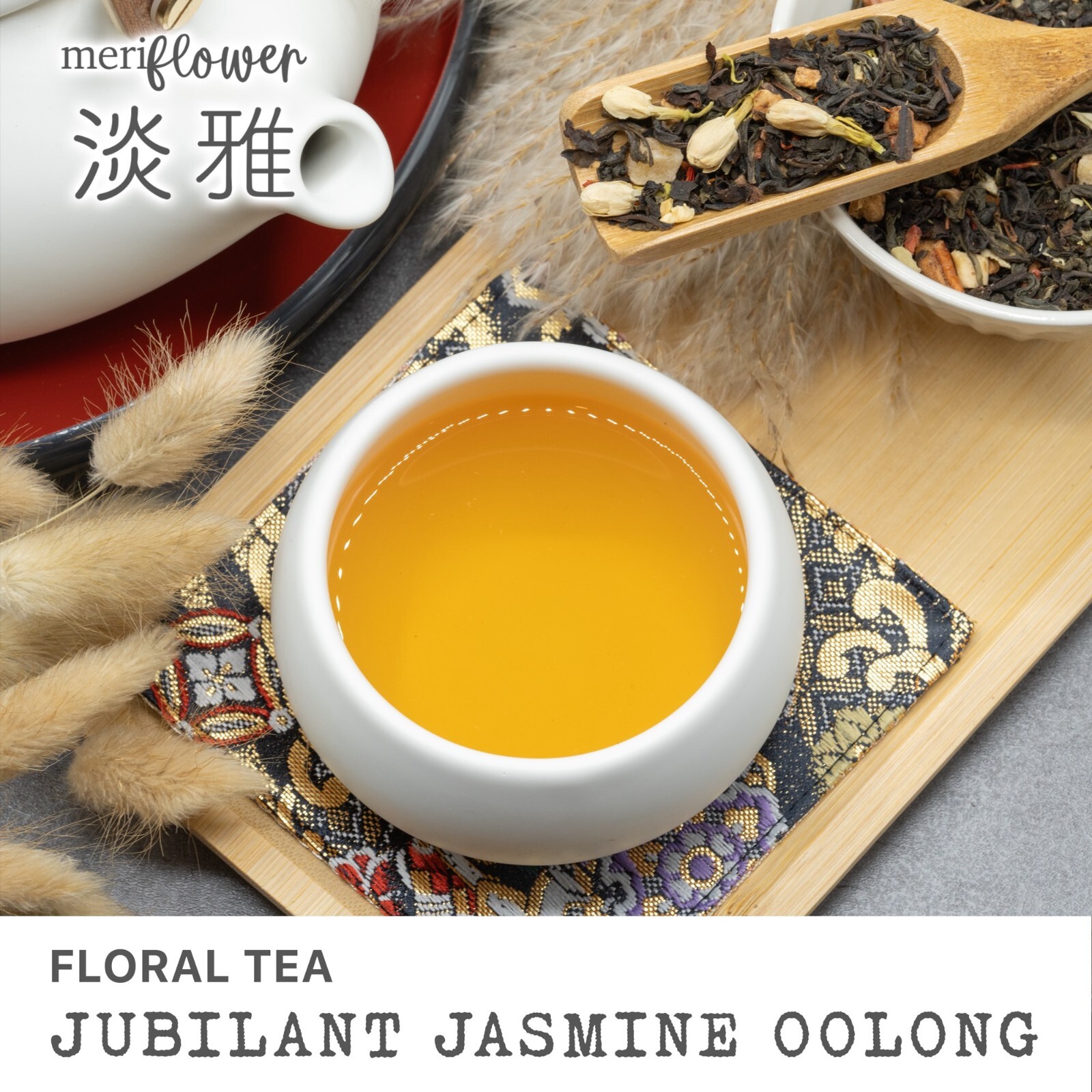 Leafmessage Tea – Jubilant Jasmine Oolong Floral Tea 淡雅 85g