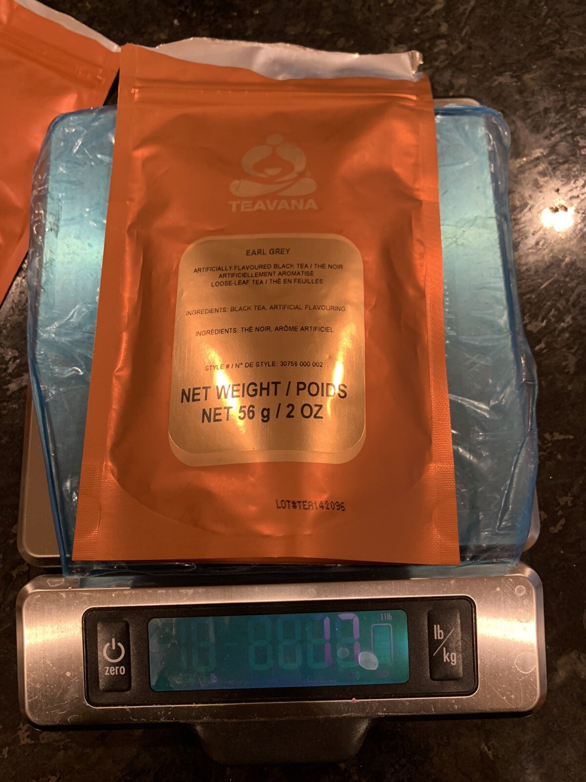 Teavana Loose Tea Lot Of Three Open Bags Mint Majesty Earl Gray Rooibos Chai