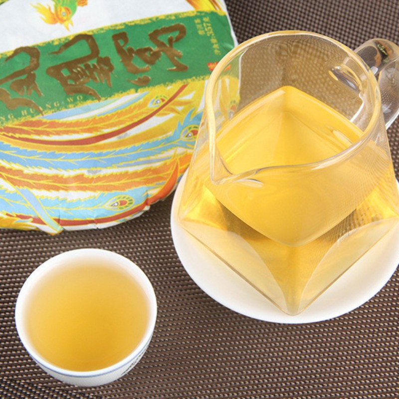 357g High-quality 2021 Yi Wu Phoenix Nest Ancient Tree Pu’er Tea Raw Tea Cake