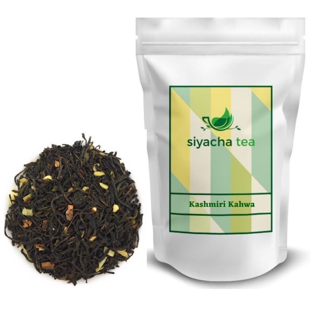 Kashmiri Kahwa Green Tea Loose Leaf Pure Spiced Blend Refreshing Healthy Herbal