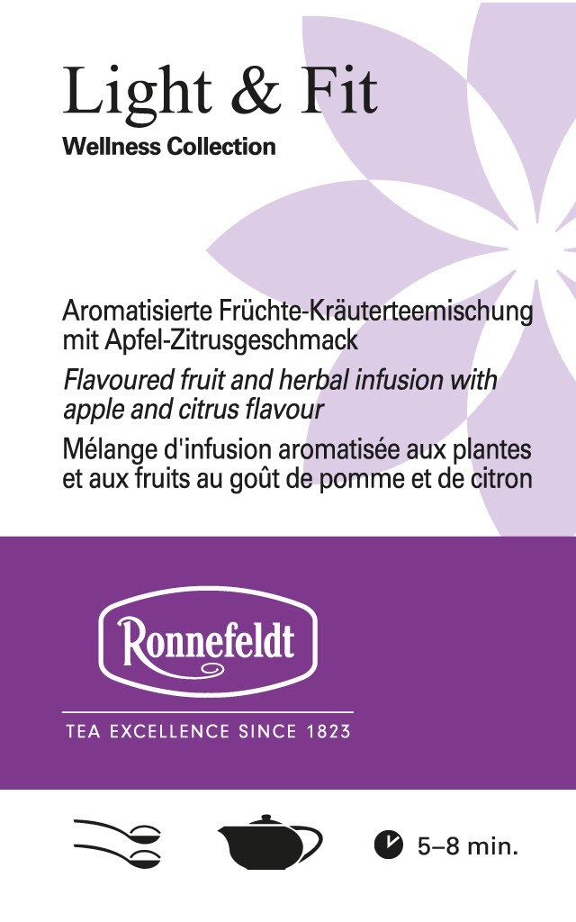 Ronnefeldt Premium Loose Leaf Flavoured Herbal/Fruit Tea – Feel Fit – 100 g