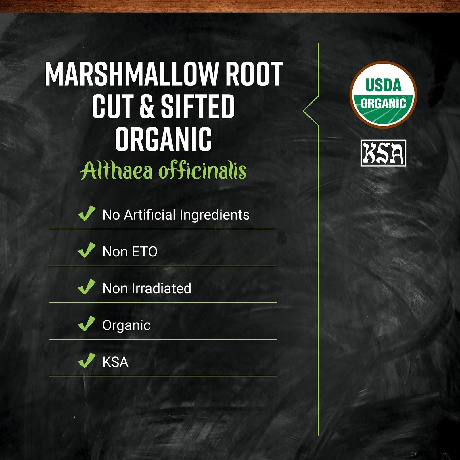 Frontier Co-op Organic Marshmallow Root Herb, Cut 16 Ounce (Pack of 1), White