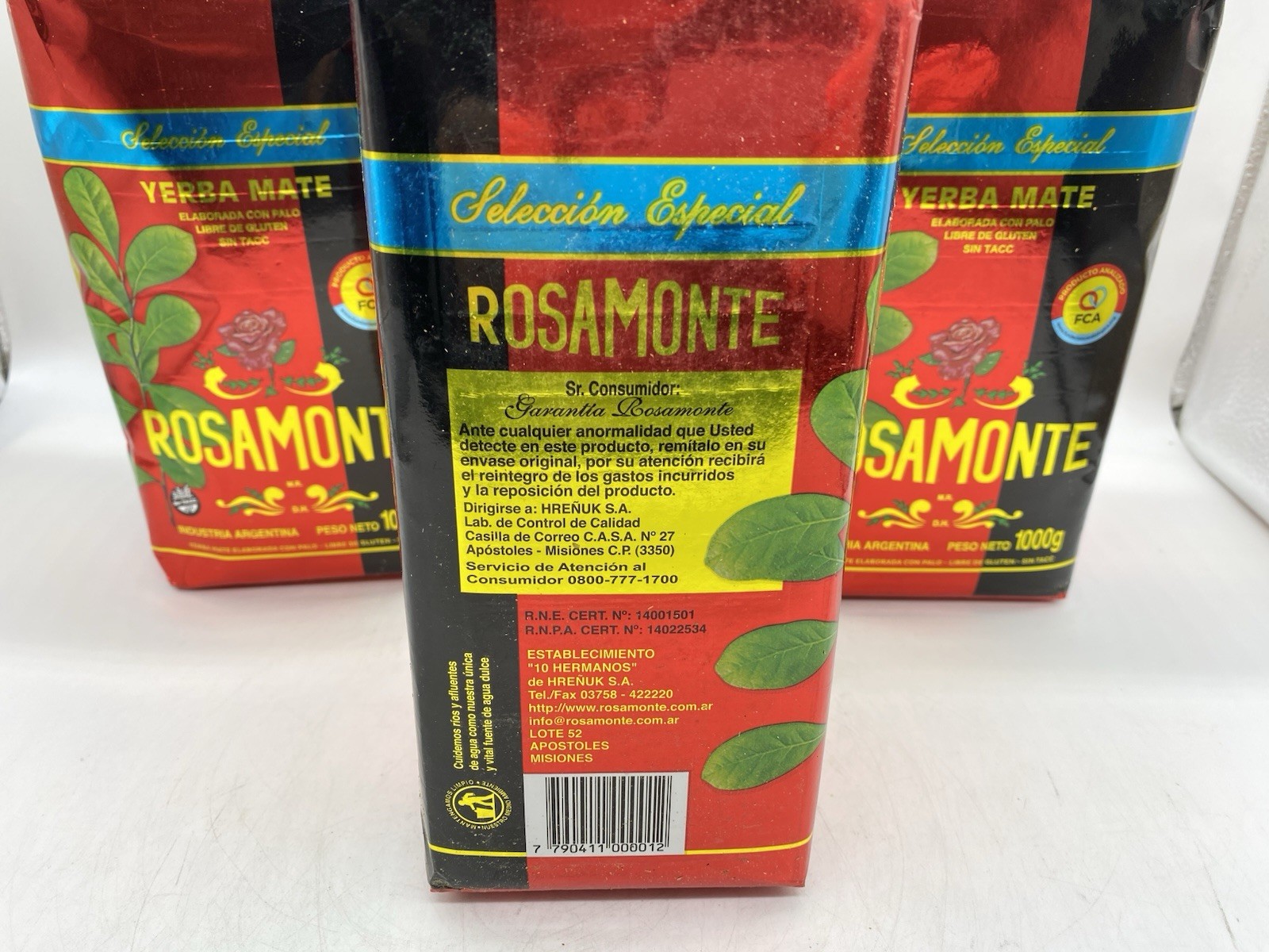 Yerba Mate Tea 3 Pack – 2.2 lbs 1 kilo Each 05/26