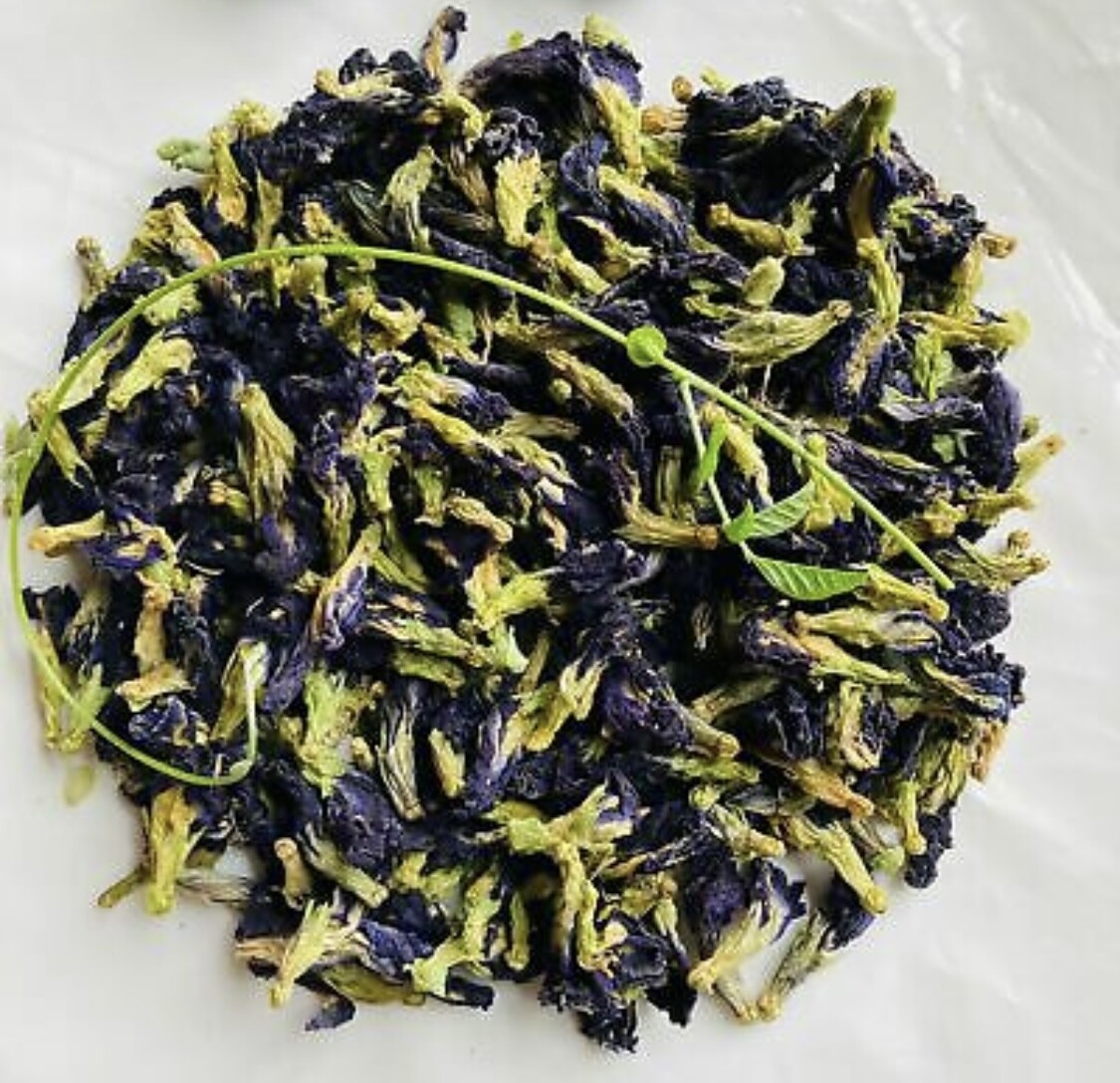 Butterfly Pea Flower Tea 100g – Ideal for 500 cups or more, Premium Dried Flower