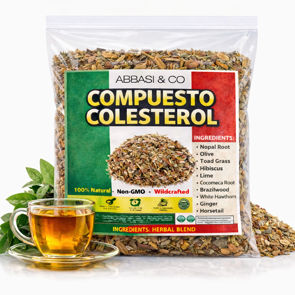 Colesterol Herbal Compound Tea Manages Cholesterol & Triglycerides Compuesto Anc