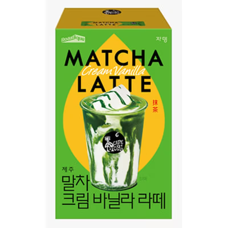 Korean Barista Style Flavored Matcha Latte [ VANILLA CREAM FLAVOR ]