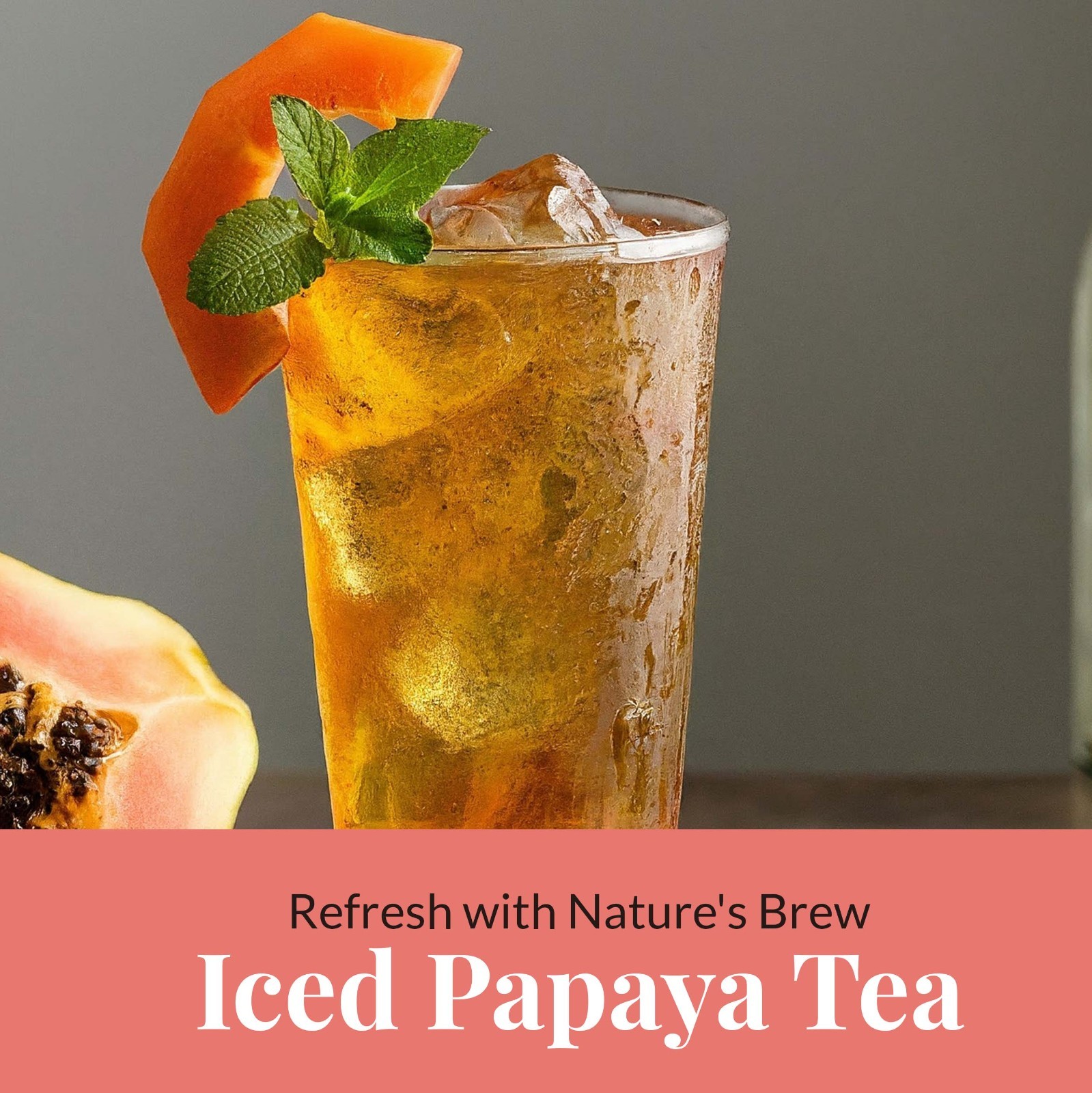 75 Papaya Leaf Tea Bags, Te De Hojas de Papaya, Loose Leaf Herbal Tea