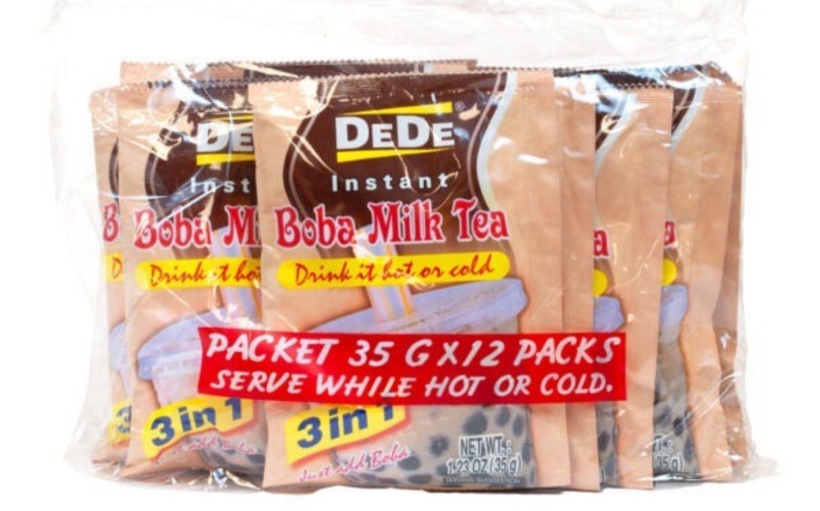 DEDE Instant Boba Milk Tea 35g x 12 Packs