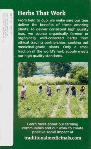 Traditional Medicinals Organic Lemon Balm Tea, 16 Tea Bags