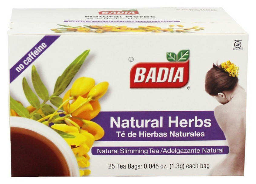 Badia-Natural Herbs Slimming/Slim Tea Lose Weight Detox(4 Packs )100 tea bags