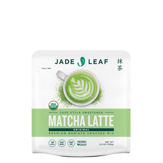 Jade Leaf Matcha Latte Mix – Organic Japanese Powdered Tea, 3.5 oz (2 Pack)