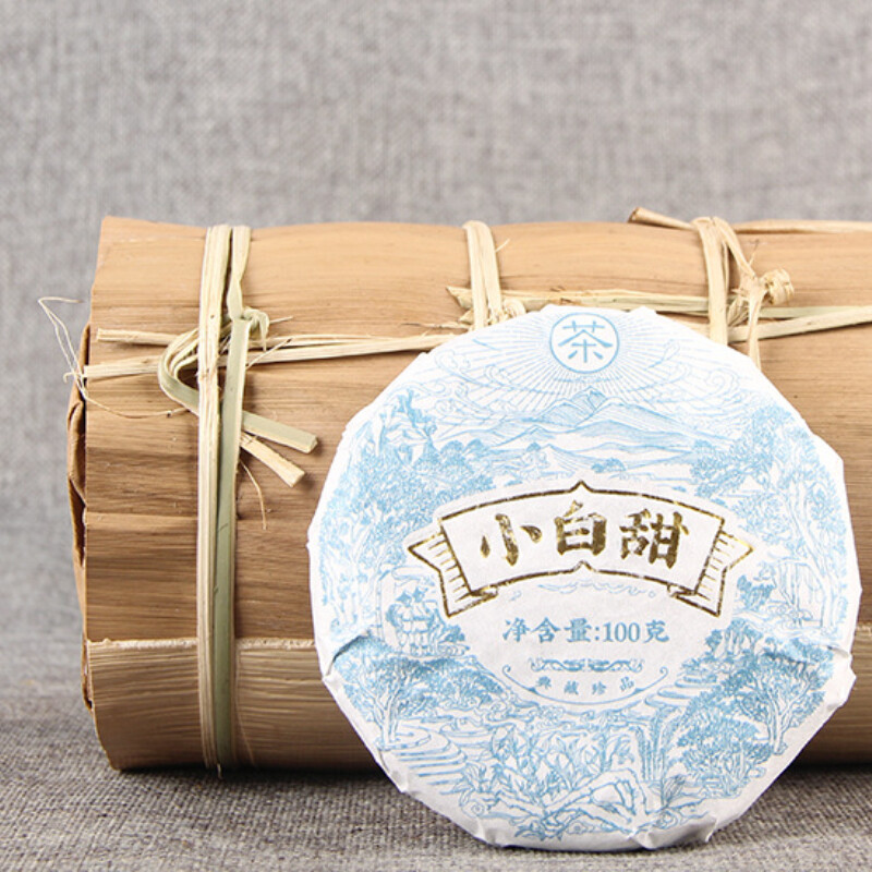 White Tea Cake Ancient Tree Organic High Mountain Xiao Bai Tian Tea 100g